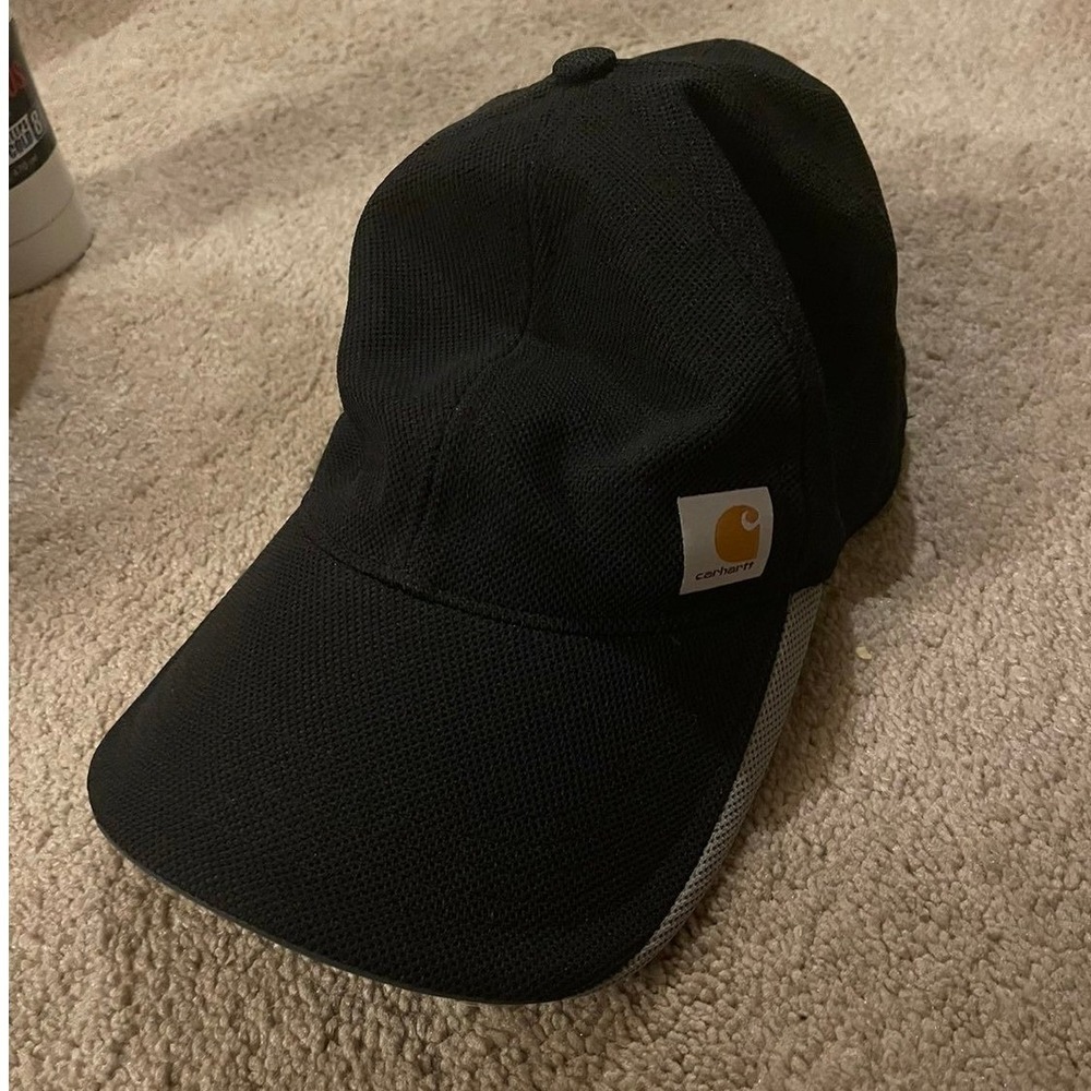 Carhartt Force Black Mesh Performance Baseball Cap Hat 100141 Mens OSFM